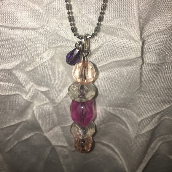 Pendant on Long 31” silver chain - Picture 1 of 6